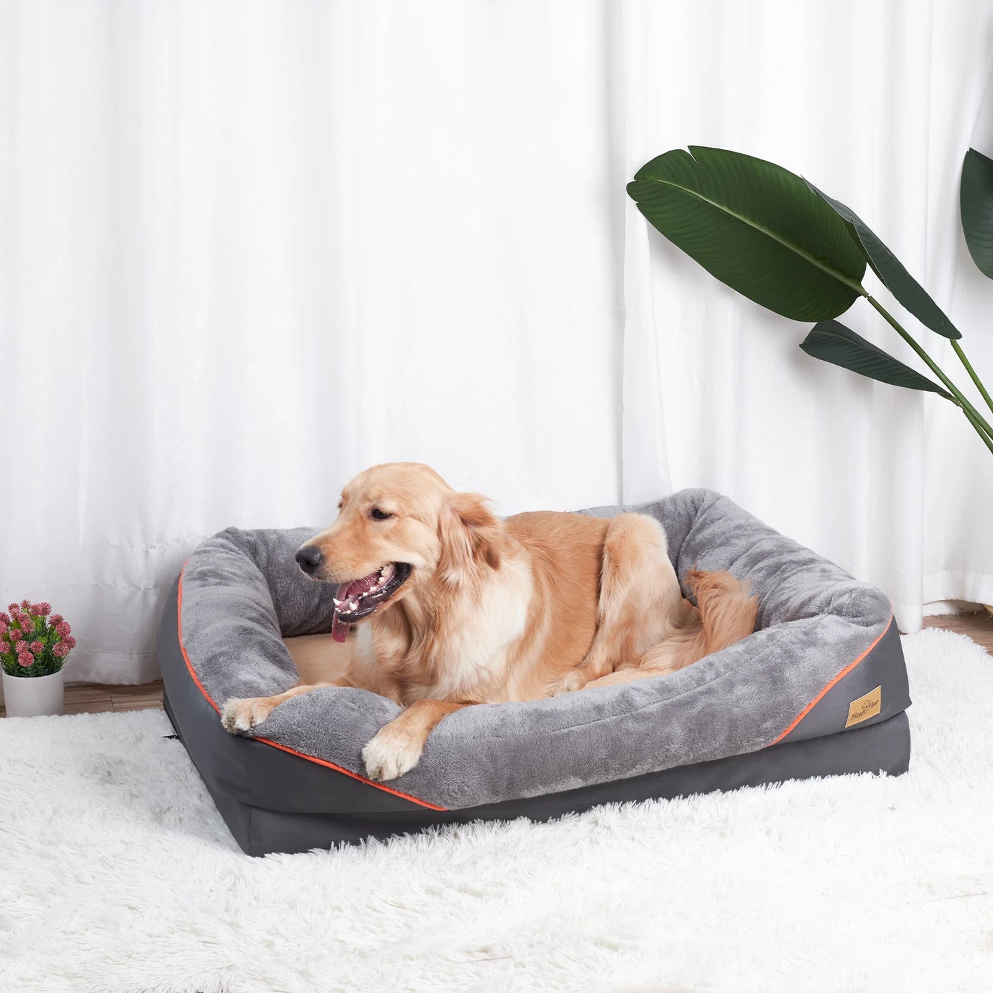 Letto Ortopedico per Cani in Memory Foam – Sfoderabile, Impermeabile e Ultra Morbido