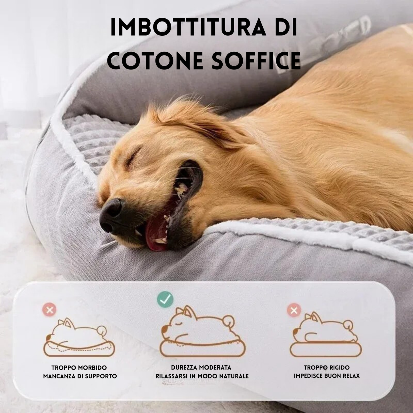 Cuccia Invernale Morbida per Cani e Gatti – Letto Traspirante in Velluto con Coperta, Lavabile e Confortevole