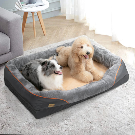 Letto Ortopedico per Cani in Memory Foam – Sfoderabile, Impermeabile e Ultra Morbido
