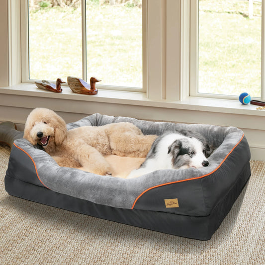 Letto Ortopedico per Cani in Memory Foam – Sfoderabile, Impermeabile e Ultra Morbido