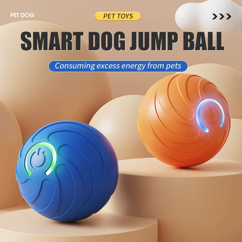 Palla Interattiva Elettronica per Cani e Gatti – Giocattolo Intelligente a Rotolamento Automatico Ricaricabile per Interni